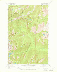 Stevens Pass Washington Historical topographic map, 1:24000 scale, 7.5 X 7.5 Minute, Year 1965