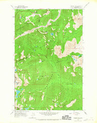 Stevens Pass Washington Historical topographic map, 1:24000 scale, 7.5 X 7.5 Minute, Year 1965