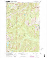 Stevens Pass Washington Historical topographic map, 1:24000 scale, 7.5 X 7.5 Minute, Year 1965