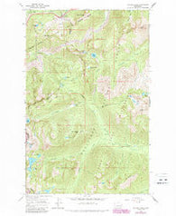 Stevens Pass Washington Historical topographic map, 1:24000 scale, 7.5 X 7.5 Minute, Year 1965
