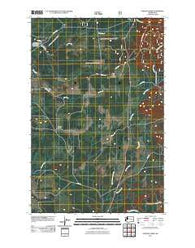 Stevens Creek Washington Historical topographic map, 1:24000 scale, 7.5 X 7.5 Minute, Year 2011