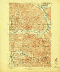 Stilaguamish Washington Historical topographic map, 1:125000 scale, 30 X 30 Minute, Year 1901