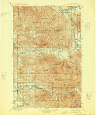 Stilaguamish Washington Historical topographic map, 1:125000 scale, 30 X 30 Minute, Year 1901