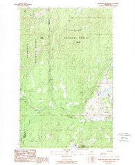 Storm King Mountain Washington Historical topographic map, 1:24000 scale, 7.5 X 7.5 Minute, Year 1988