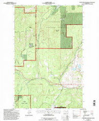 Storm King Mountain Washington Historical topographic map, 1:24000 scale, 7.5 X 7.5 Minute, Year 1992