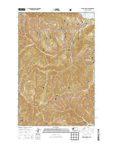 Stormy Mountain Washington Current topographic map, 1:24000 scale, 7.5 X 7.5 Minute, Year 2014