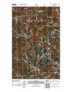 Strawberry Mountain Washington Historical topographic map, 1:24000 scale, 7.5 X 7.5 Minute, Year 2011