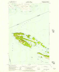 Stuart Island Washington Historical topographic map, 1:24000 scale, 7.5 X 7.5 Minute, Year 1953