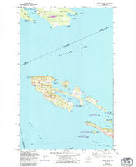 Stuart Island Washington Historical topographic map, 1:24000 scale, 7.5 X 7.5 Minute, Year 1953