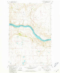 Stubblefield Point Washington Historical topographic map, 1:24000 scale, 7.5 X 7.5 Minute, Year 1981