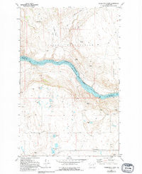 Stubblefield Point Washington Historical topographic map, 1:24000 scale, 7.5 X 7.5 Minute, Year 1981