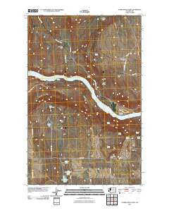 Stubblefield Point Washington Historical topographic map, 1:24000 scale, 7.5 X 7.5 Minute, Year 2011