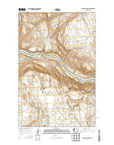 Stubblefield Point Washington Current topographic map, 1:24000 scale, 7.5 X 7.5 Minute, Year 2014