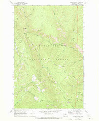 Sugarloaf Peak Washington Historical topographic map, 1:24000 scale, 7.5 X 7.5 Minute, Year 1968
