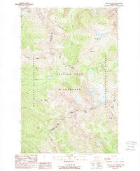 Suiattle Pass Washington Historical topographic map, 1:24000 scale, 7.5 X 7.5 Minute, Year 1988
