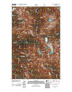 Suiattle Pass Washington Historical topographic map, 1:24000 scale, 7.5 X 7.5 Minute, Year 2011