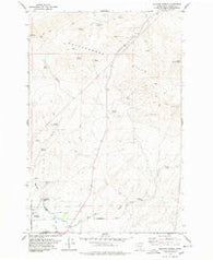 Sulphur Spring Washington Historical topographic map, 1:24000 scale, 7.5 X 7.5 Minute, Year 1978