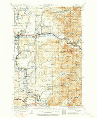 Sultan Washington Historical topographic map, 1:125000 scale, 30 X 30 Minute, Year 1921