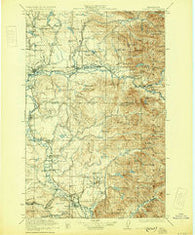 Sultan Washington Historical topographic map, 1:125000 scale, 30 X 30 Minute, Year 1923