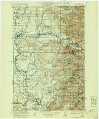 Sultan Washington Historical topographic map, 1:125000 scale, 30 X 30 Minute, Year 1923