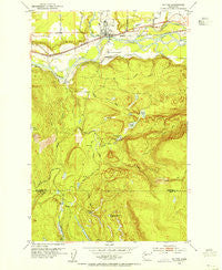 Sultan Washington Historical topographic map, 1:24000 scale, 7.5 X 7.5 Minute, Year 1953