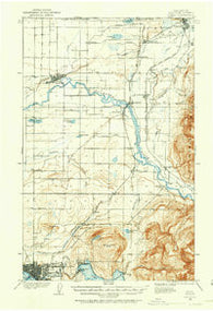 Sumas Washington Historical topographic map, 1:62500 scale, 15 X 15 Minute, Year 1906