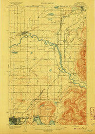 Sumas Washington Historical topographic map, 1:62500 scale, 15 X 15 Minute, Year 1908