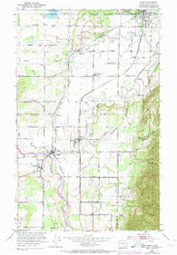 Sumas Washington Historical topographic map, 1:24000 scale, 7.5 X 7.5 Minute, Year 1952