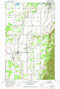 Sumas Washington Historical topographic map, 1:24000 scale, 7.5 X 7.5 Minute, Year 1952