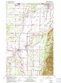 Sumas Washington Historical topographic map, 1:24000 scale, 7.5 X 7.5 Minute, Year 1952