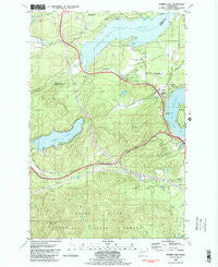 Summit Lake Washington Historical topographic map, 1:24000 scale, 7.5 X 7.5 Minute, Year 1981