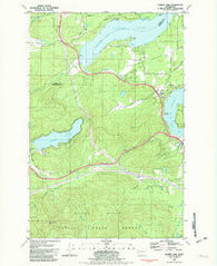 Summit Lake Washington Historical topographic map, 1:24000 scale, 7.5 X 7.5 Minute, Year 1981