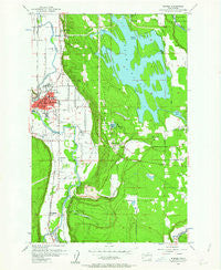 Sumner Washington Historical topographic map, 1:24000 scale, 7.5 X 7.5 Minute, Year 1956