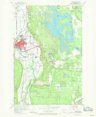 Sumner Washington Historical topographic map, 1:24000 scale, 7.5 X 7.5 Minute, Year 1956