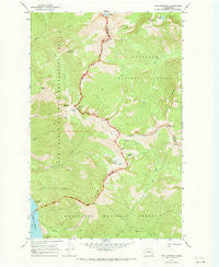 Sun Mountain Washington Historical topographic map, 1:24000 scale, 7.5 X 7.5 Minute, Year 1969