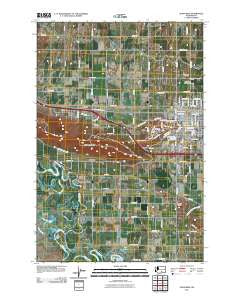 Sunnyside Washington Historical topographic map, 1:24000 scale, 7.5 X 7.5 Minute, Year 2011