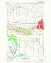 Sunnyside Washington Historical topographic map, 1:24000 scale, 7.5 X 7.5 Minute, Year 1965