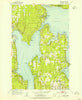 Suquamish Washington Historical topographic map, 1:24000 scale, 7.5 X 7.5 Minute, Year 1953