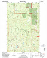 Swan Lake Washington Historical topographic map, 1:24000 scale, 7.5 X 7.5 Minute, Year 1992