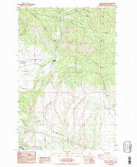 Swauk Prairie Washington Historical topographic map, 1:24000 scale, 7.5 X 7.5 Minute, Year 1985