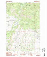 Swauk Prairie Washington Historical topographic map, 1:24000 scale, 7.5 X 7.5 Minute, Year 1985