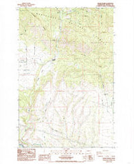 Swauk Prairie Washington Historical topographic map, 1:24000 scale, 7.5 X 7.5 Minute, Year 1985