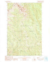 Sweetgrass Butte Washington Historical topographic map, 1:24000 scale, 7.5 X 7.5 Minute, Year 1991