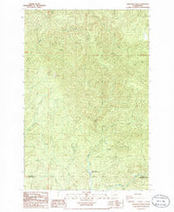 Sweigiler Creek Washington Historical topographic map, 1:24000 scale, 7.5 X 7.5 Minute, Year 1986