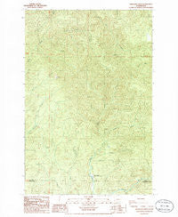 Sweigiler Creek Washington Historical topographic map, 1:24000 scale, 7.5 X 7.5 Minute, Year 1986