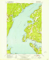 Sylvan Washington Historical topographic map, 1:24000 scale, 7.5 X 7.5 Minute, Year 1953