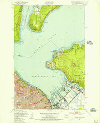 Tacoma North Washington Historical topographic map, 1:24000 scale, 7.5 X 7.5 Minute, Year 1949