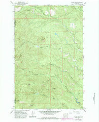 Tacoma Peak Washington Historical topographic map, 1:24000 scale, 7.5 X 7.5 Minute, Year 1968