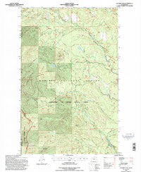 Tacoma Peak Washington Historical topographic map, 1:24000 scale, 7.5 X 7.5 Minute, Year 1992