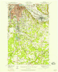 Tacoma South Washington Historical topographic map, 1:62500 scale, 15 X 15 Minute, Year 1941